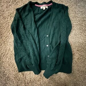 Boden Women's Dark Green Cardigan Sweater